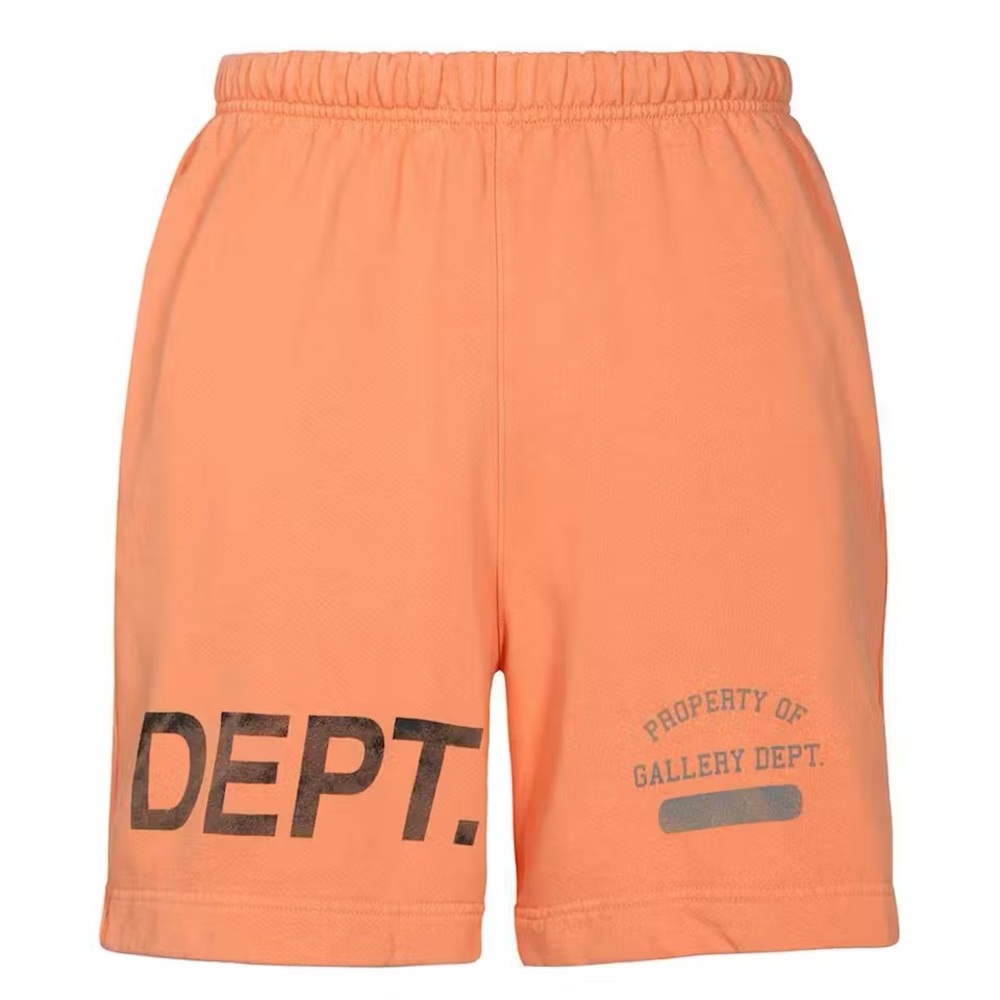Gallery Dept Vibrant Orange Athletic Shorts Sz Large